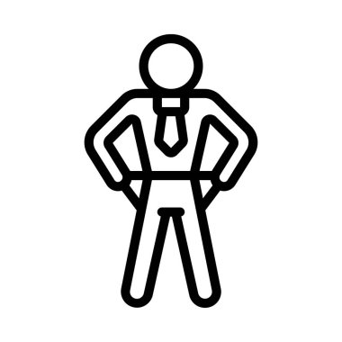 Boş Cepli Adam simge vektör illüstrasyon tasarımı