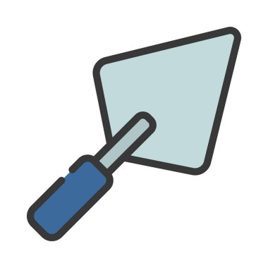 Trowel simge vektör çizimi tasarımı