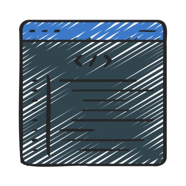 Program vektör illüstrasyonu, simge ögesi arkaplanı              