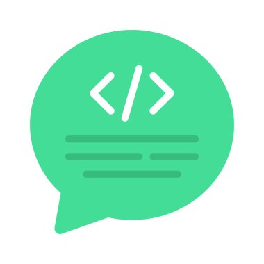 Kod İleti Ağı vektör çizimi