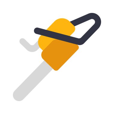 Elektrikli testere Ağ ikonu vektör çizimi