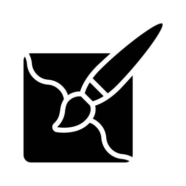 Grafik Tasarım simgesi, vektör illüstrasyonu 