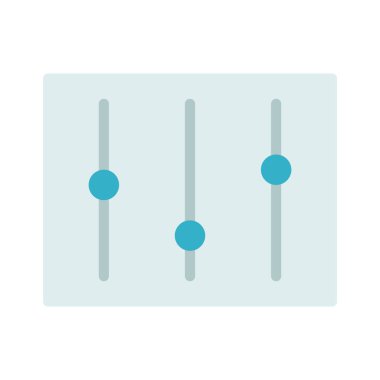 Ayarlar Kutusu simgesi, vektör illüstrasyonu