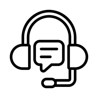 İleti simgesini, vektör illüstrasyonunu destekle  