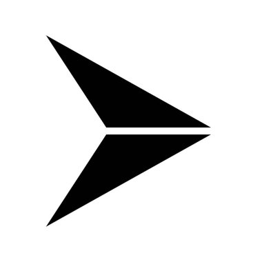 Ok Web simgesi vektör illüstrasyonunu gönder