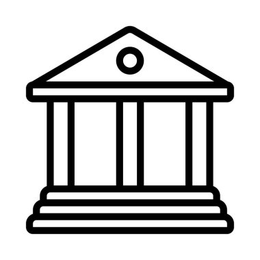 Banka oluşturma vektör simgesi, illüstrasyon 