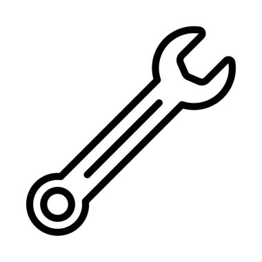 Anahtar araç simgesi, düz biçim