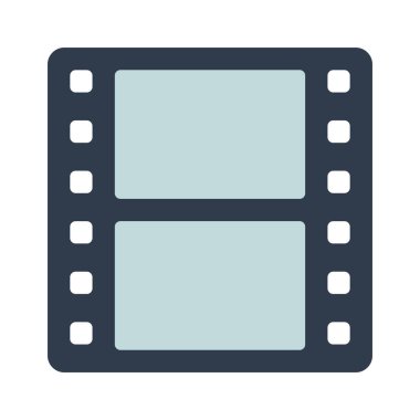 Film Strip web simgesi vektör illüstrasyonu