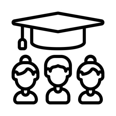 Sosyal Yetenekler simgesi vektör çizimi tasarımı