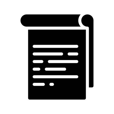 not defteri simgesi vektör illüstrasyonuName