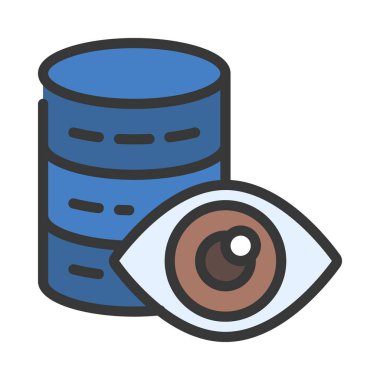 Görünür Veri simgesi, vektör illüstrasyonu  