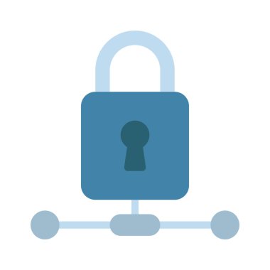 lock icon, vector illustration simple design