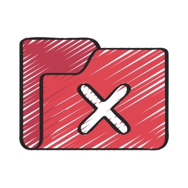 dizin simgesi, vektör illüstrasyonunu sil 