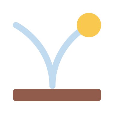 Sıçrayan simge vektör illüstrasyon tasarımı