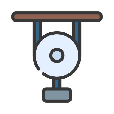 Makara Ağırlık Aygıtı ikon vektör illüstrasyon tasarımı