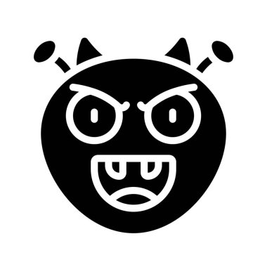 Devil Web simgesi vektör illüstrasyonu