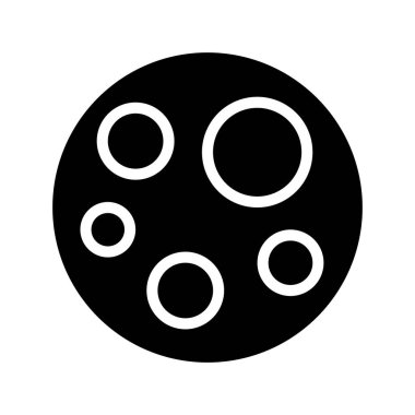 ay web simge vektör çizim