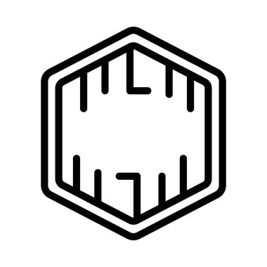 NFT Token web simgesi vektör çizimi