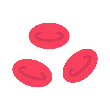 Kırmızı Kan Hücreleri Web simgesi vektör çizimi