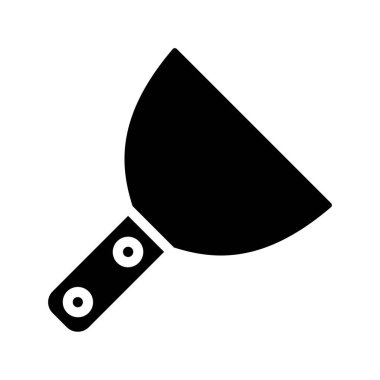 Macun bıçak düz simgesi, vektör çizim 