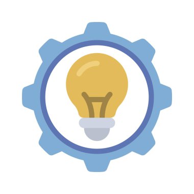 Fikir Yönetimi web simgesi vektör illüstrasyonu