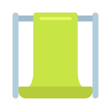 Yeşil Ekran düz simgesi, vektör illüstrasyonu 