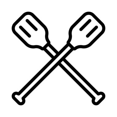 Yemek ikonu. Web için yemek pişirme pan vektör simgesinin özet çizimi