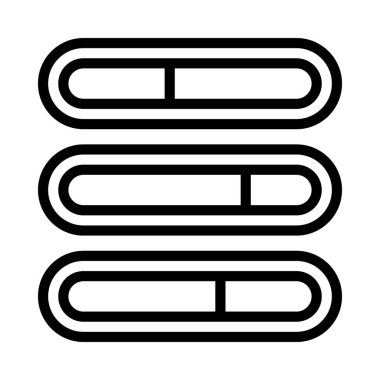 İlerleme Çubuğu Web simgesi vektör illüstrasyonu