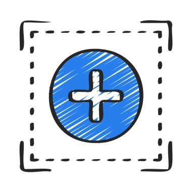 Yeni AR Tarama simgesi vektör illüstrasyon tasarımı