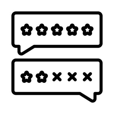 İletiler web simgesi vektör illüstrasyonu