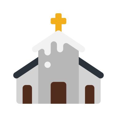kilise simgesi vektör illüstrasyonu