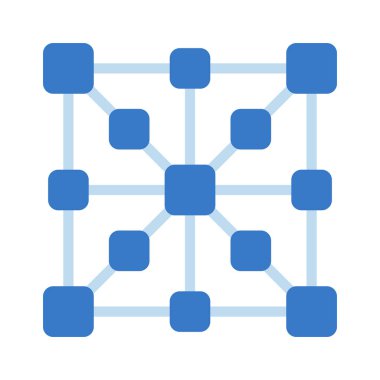 Karmaşık Veri simgesi, vektör illüstrasyonu 