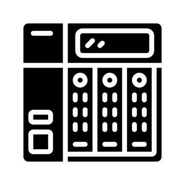 Raid Sürücü simge vektör illüstrasyon tasarımı