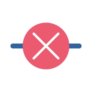 Circuit Break simge vektör illüstrasyon tasarımı