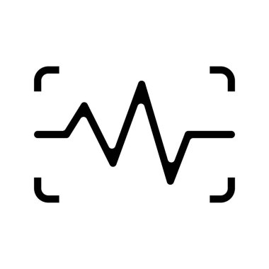 Ses Yakalama düz simgesi, vektör illüstrasyonu 