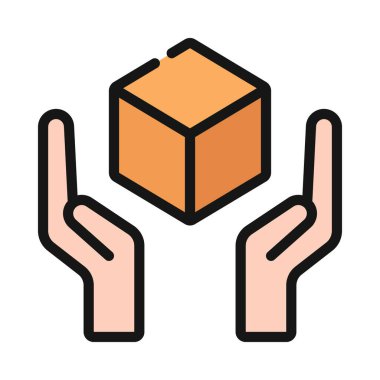 Dikkatli Web simgesi vektör illüstrasyonuyla Kullan