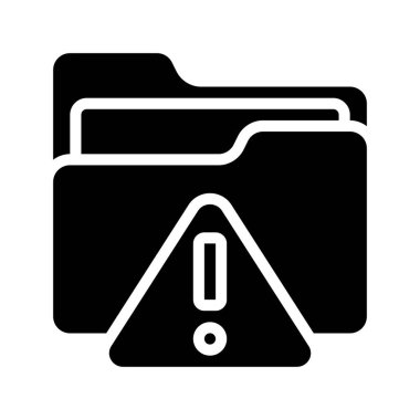 Uyarı Dizini simgesi, vektör illüstrasyonu 