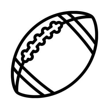 Amerikan Futbol web sitesi vektör illüstrasyonu