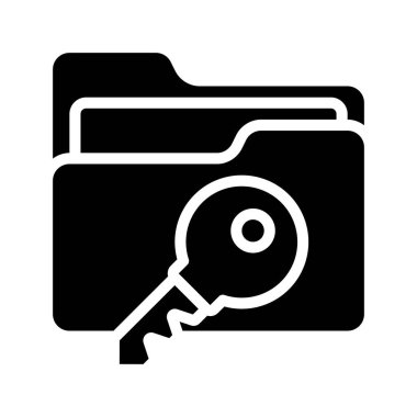 Anahtar Dizini simgesi, vektör illüstrasyonu 