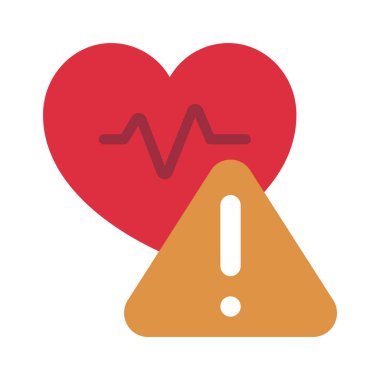 Sağlık Riskleri ikon vektör çizimi tasarımı