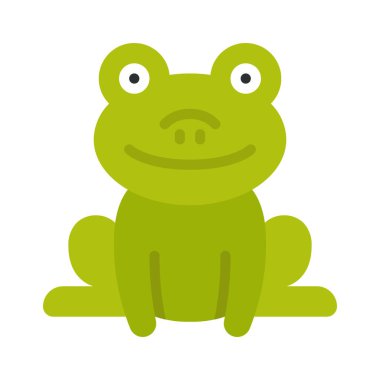 Frog web icon vector illustration