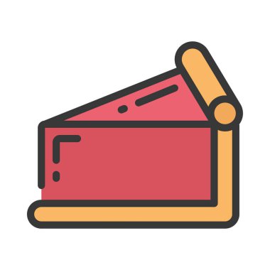 Pasta diliminin vektör illüstrasyonu 