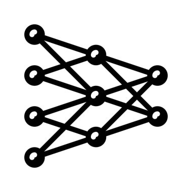 algoritma web simgesi vektör illüstrasyonu