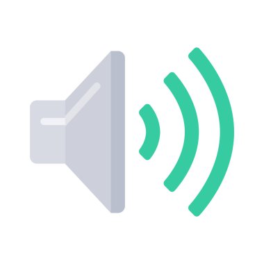 ses simgesi, vektör illüstrasyonu basit tasarım