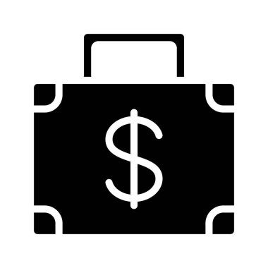 Yatırım Portföyü simgesi, vektör illüstrasyonu 