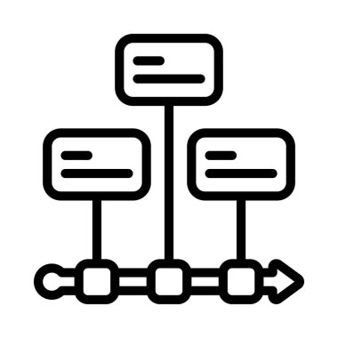 Zaman çizgisi web simgesi vektör çizelgesi çizimi                    