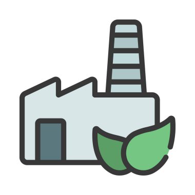 Çevre dostu ağ simgesi vektör illüstrasyonu