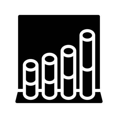  çubuk çizelgesi vektör illüstrasyonu 