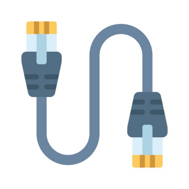 Ethernet Kablo vektör çizimi tasarımı
