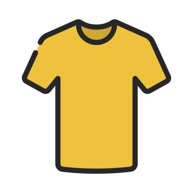 Tişört web simgesi, vektör illüstrasyonu         